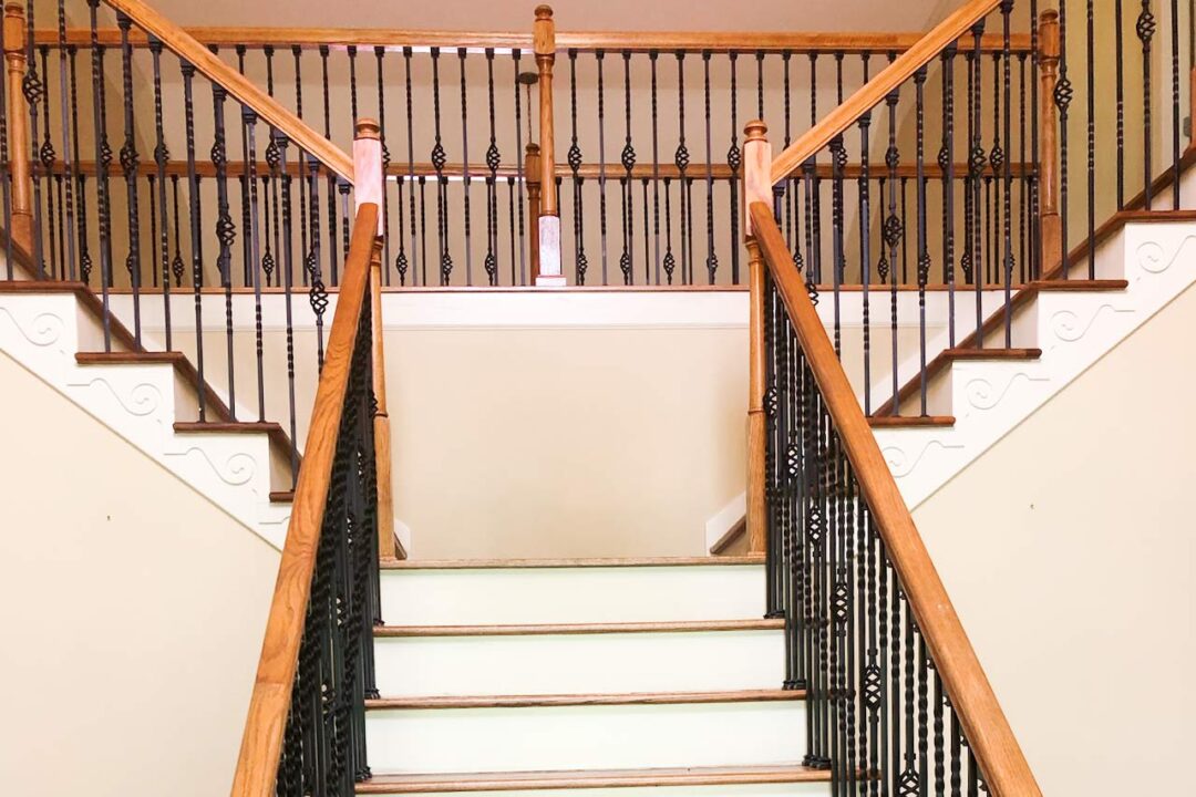 Stain Color Provincial Stairs